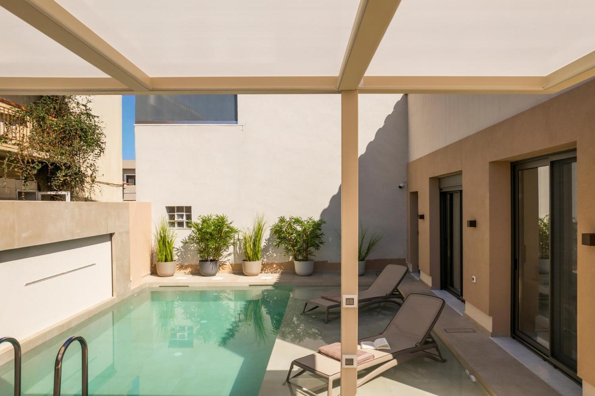 Orama Luxury Apartments Nea Kydonia Dış mekan fotoğraf
