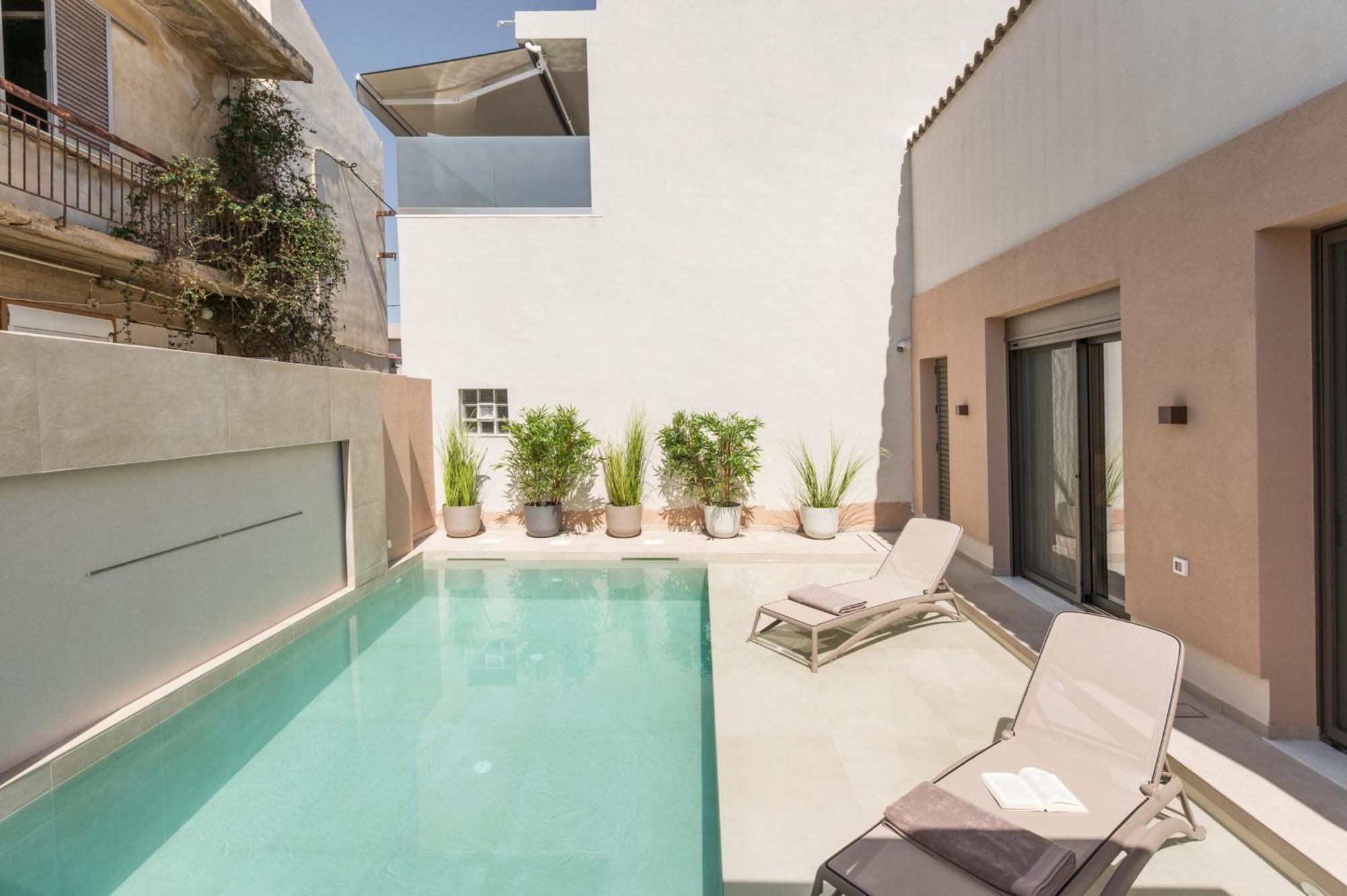 Orama Luxury Apartments Nea Kydonia Dış mekan fotoğraf